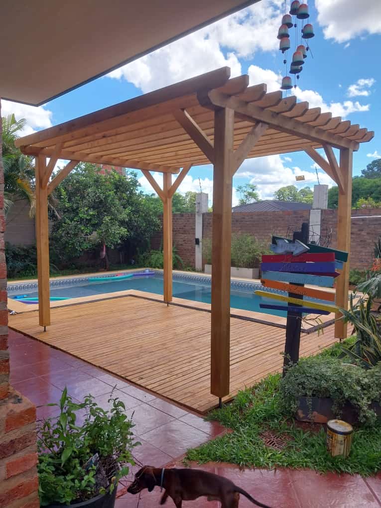 Pérgola moderna