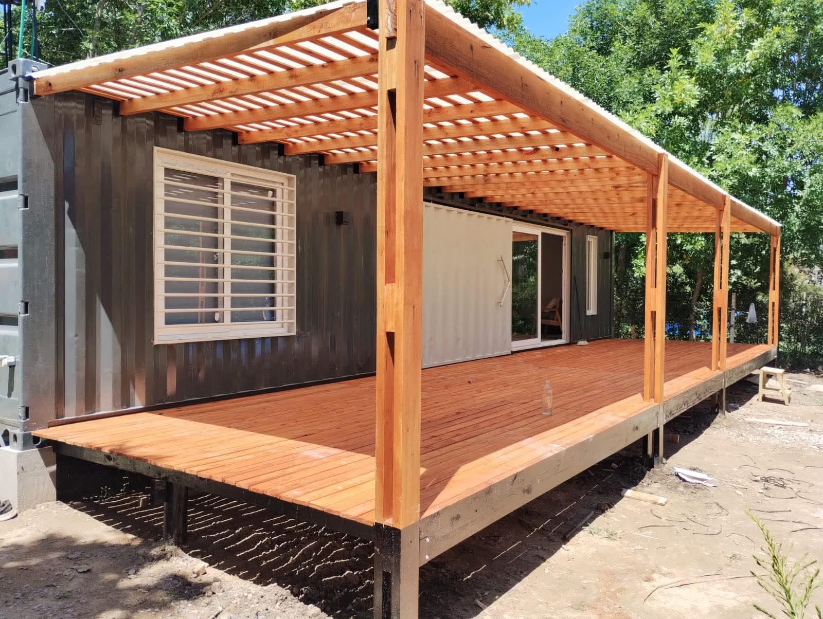 Pérgola en madera