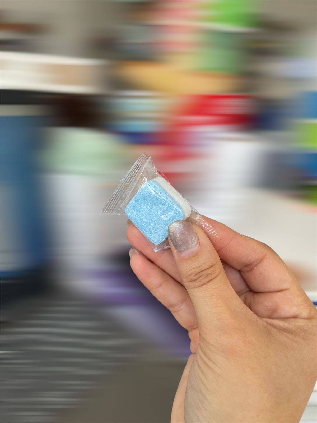 Pastilla limpia lavarropas