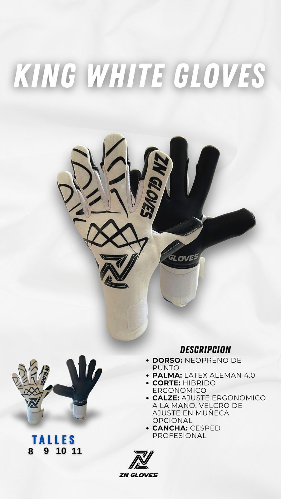 King  White  Gloves
