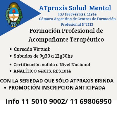 Formación Profesional de Acompañante Terapéutico - ATpraxis Salud Mental