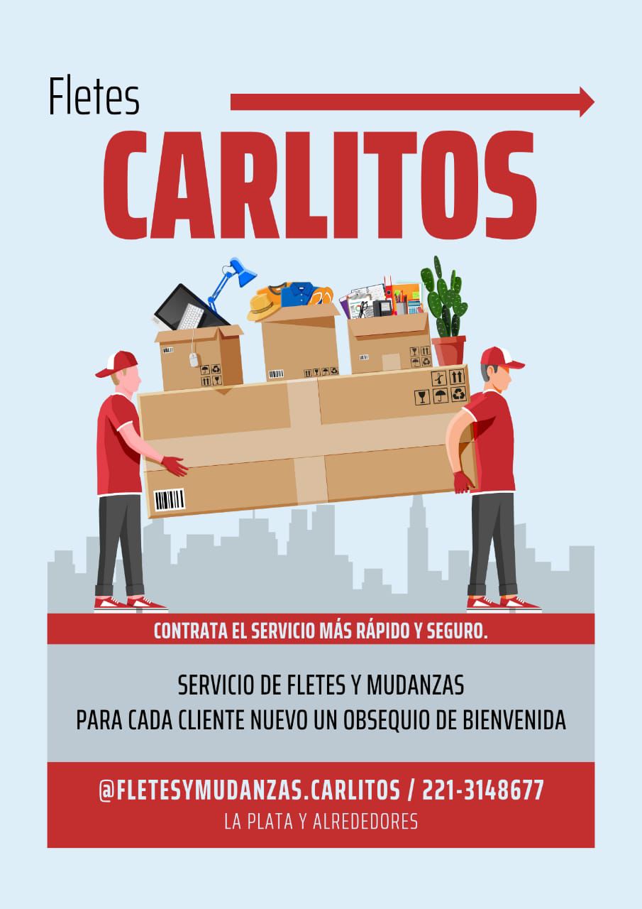Fletes y Mudanzas Carlitos trabajando