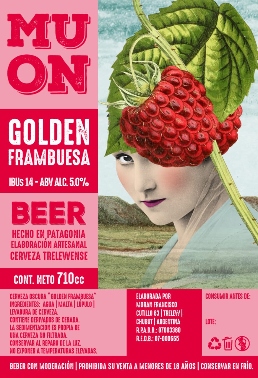 Golden Frambuesa Microcervecería Muon