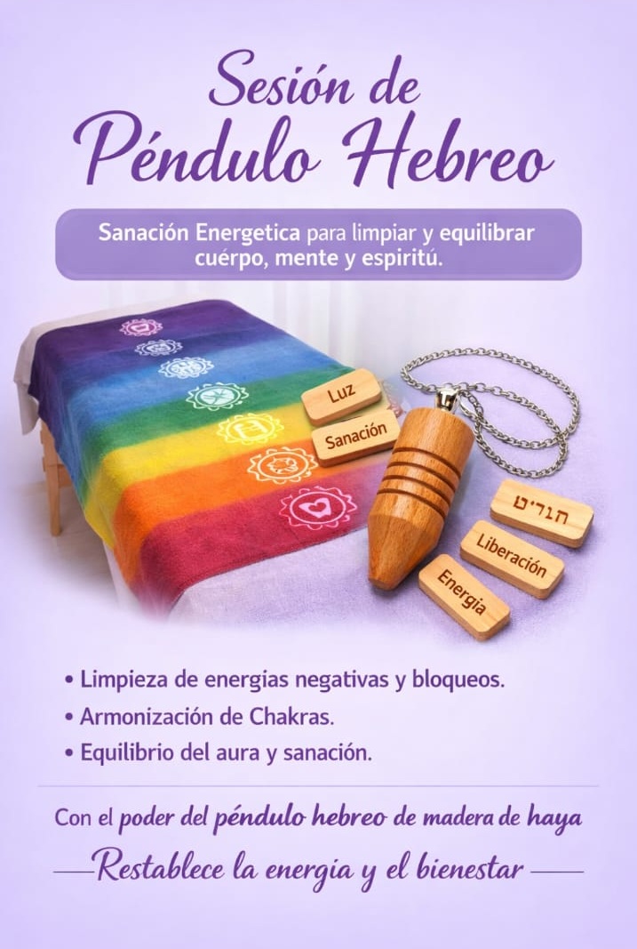 Flyer de sesión de Péndulo Hebreo
